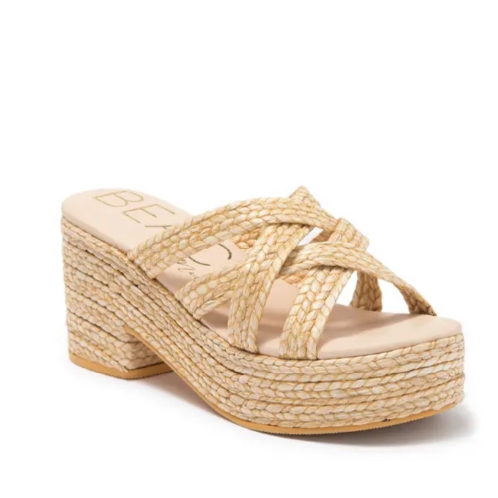 Coconut by Matisse Raffia Platform Sandals